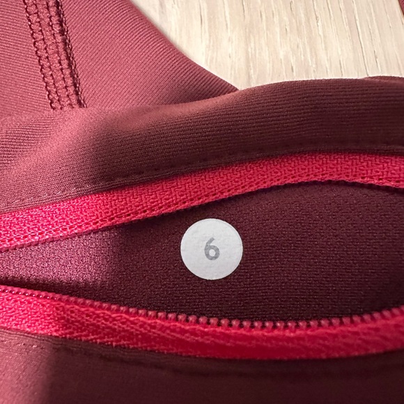 Lululemon | Tight Stuff Tight | Wine Berry Red | Size 6 - Picture 9 of 15